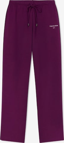 Trussardi Hose in Lila: Vorderseite