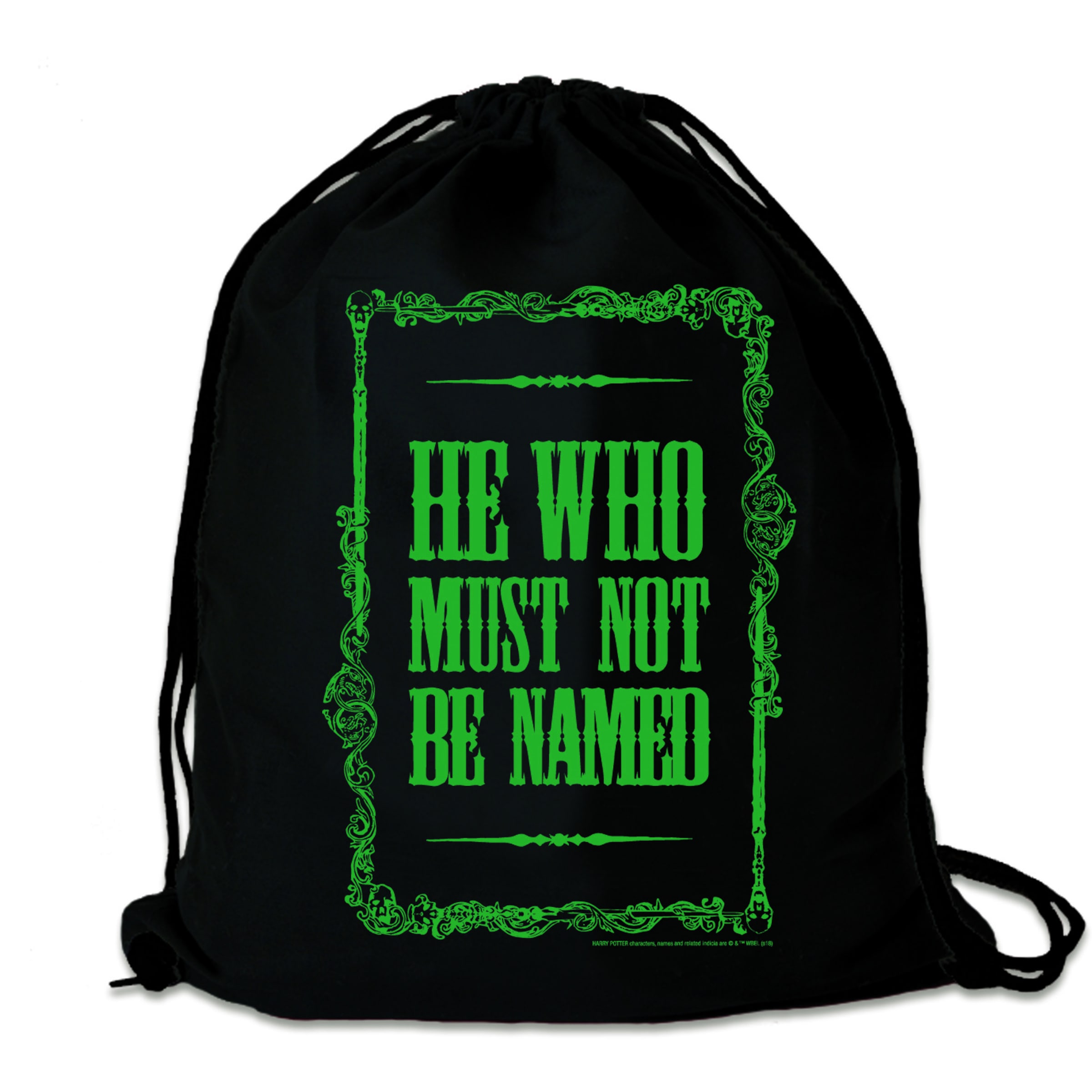 LOGOSHIRT Gym bag in Green: front