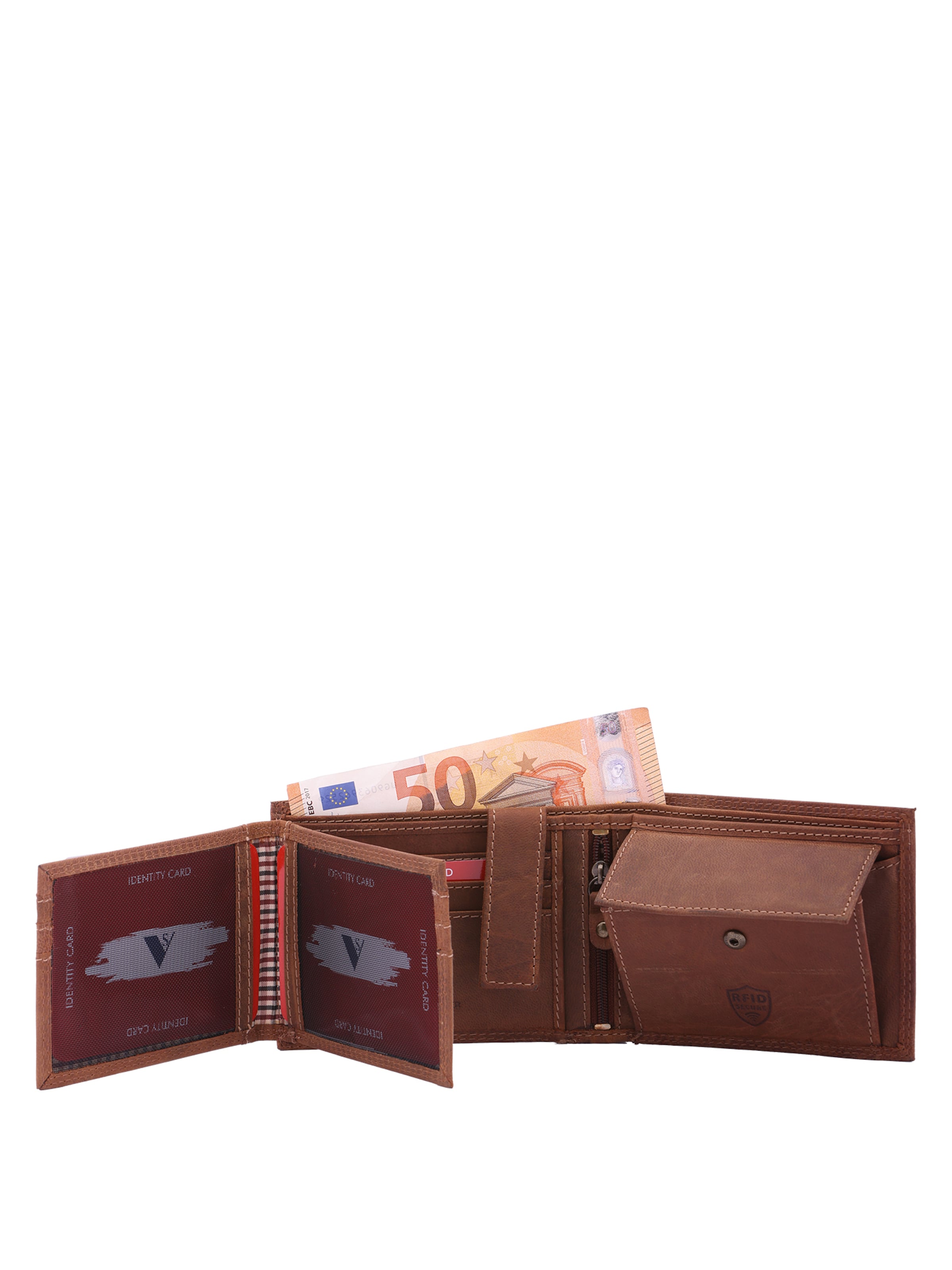 Sergio Valentini Portemonnee in Bruin