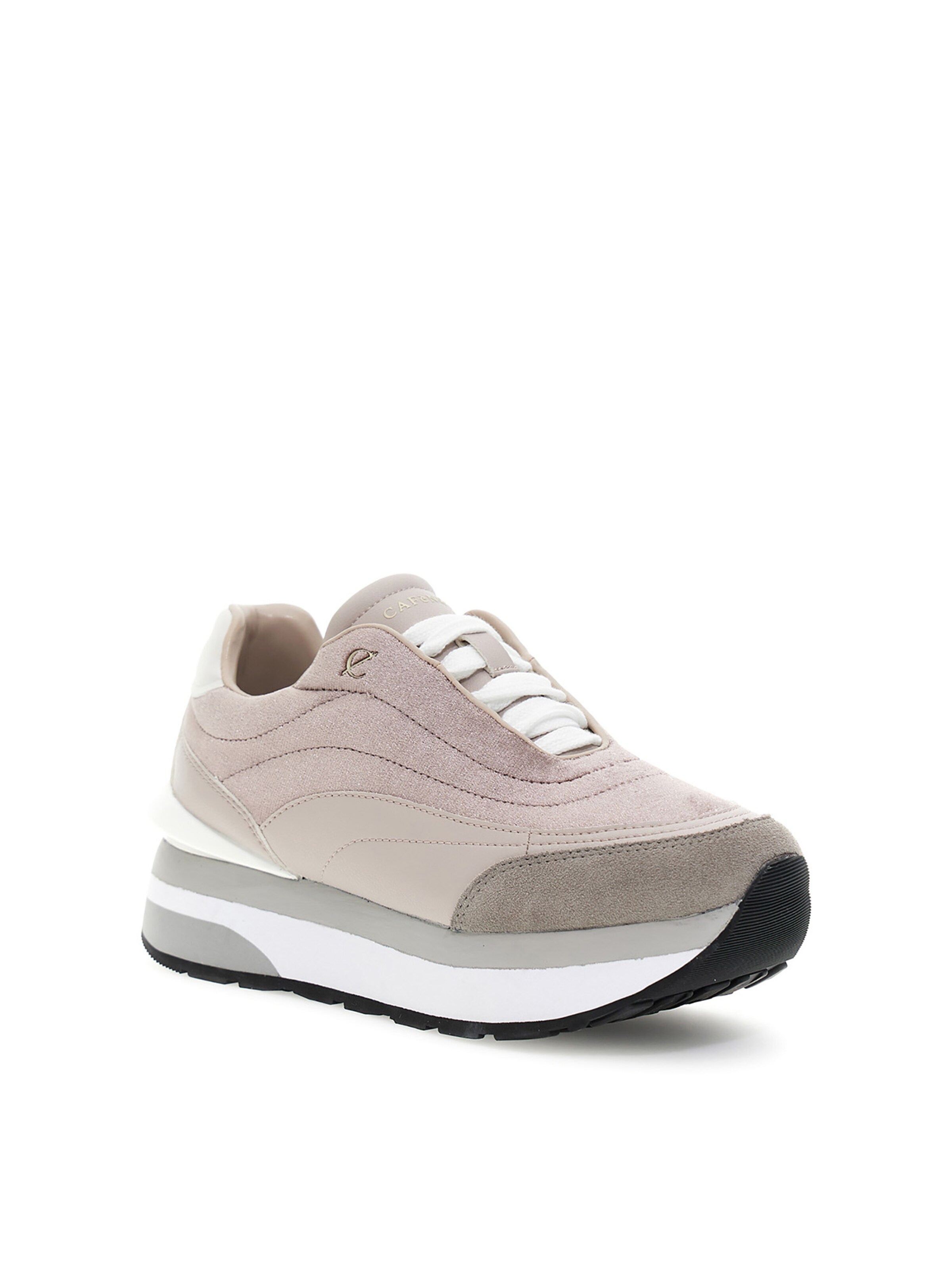 CAFè NOIR Sneakers laag in Beige