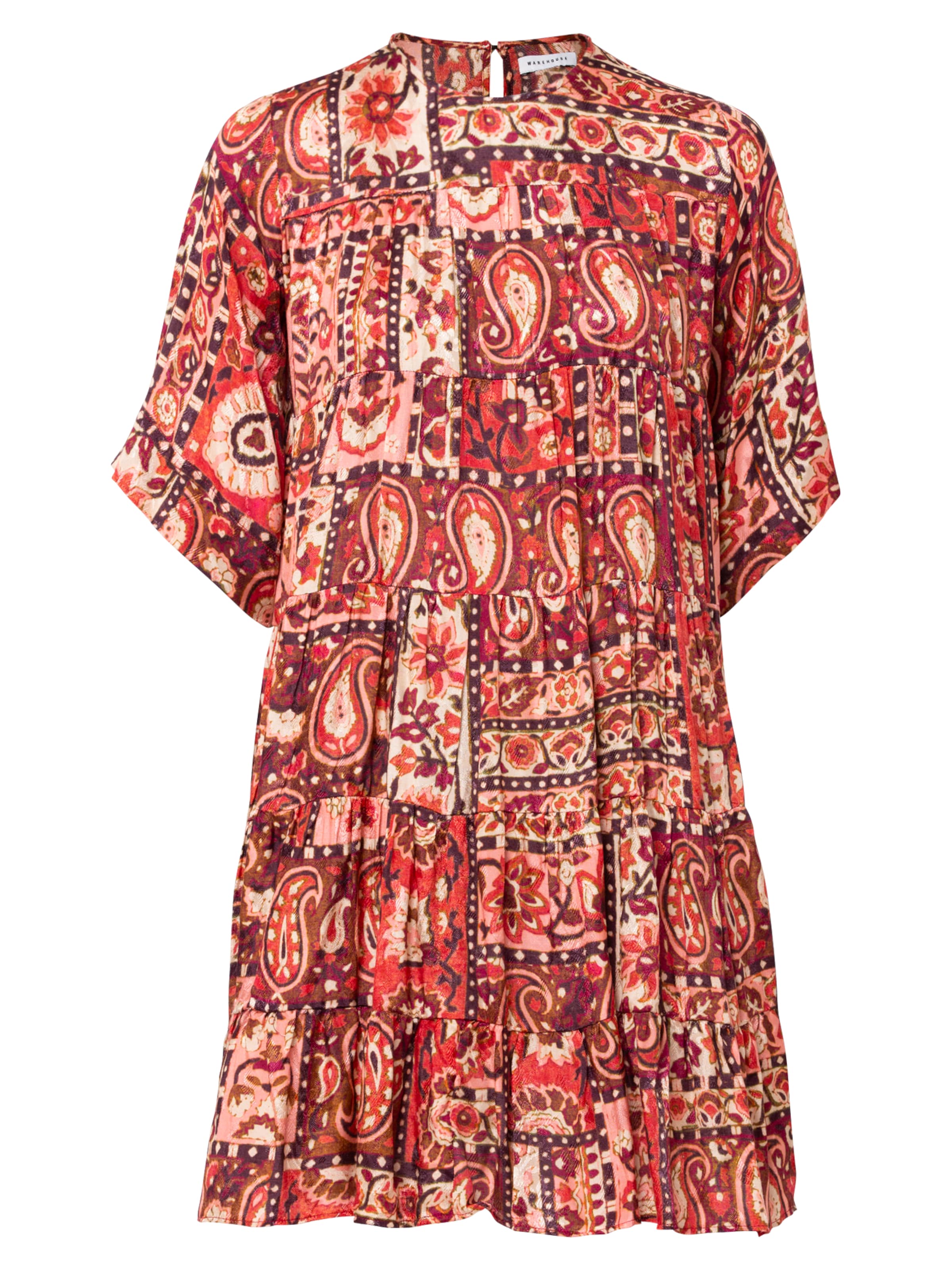 Rochie de la Warehouse pe roșu: față