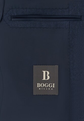Boggi Milano Regular fit Business-colbert in Blauw: bovenkant