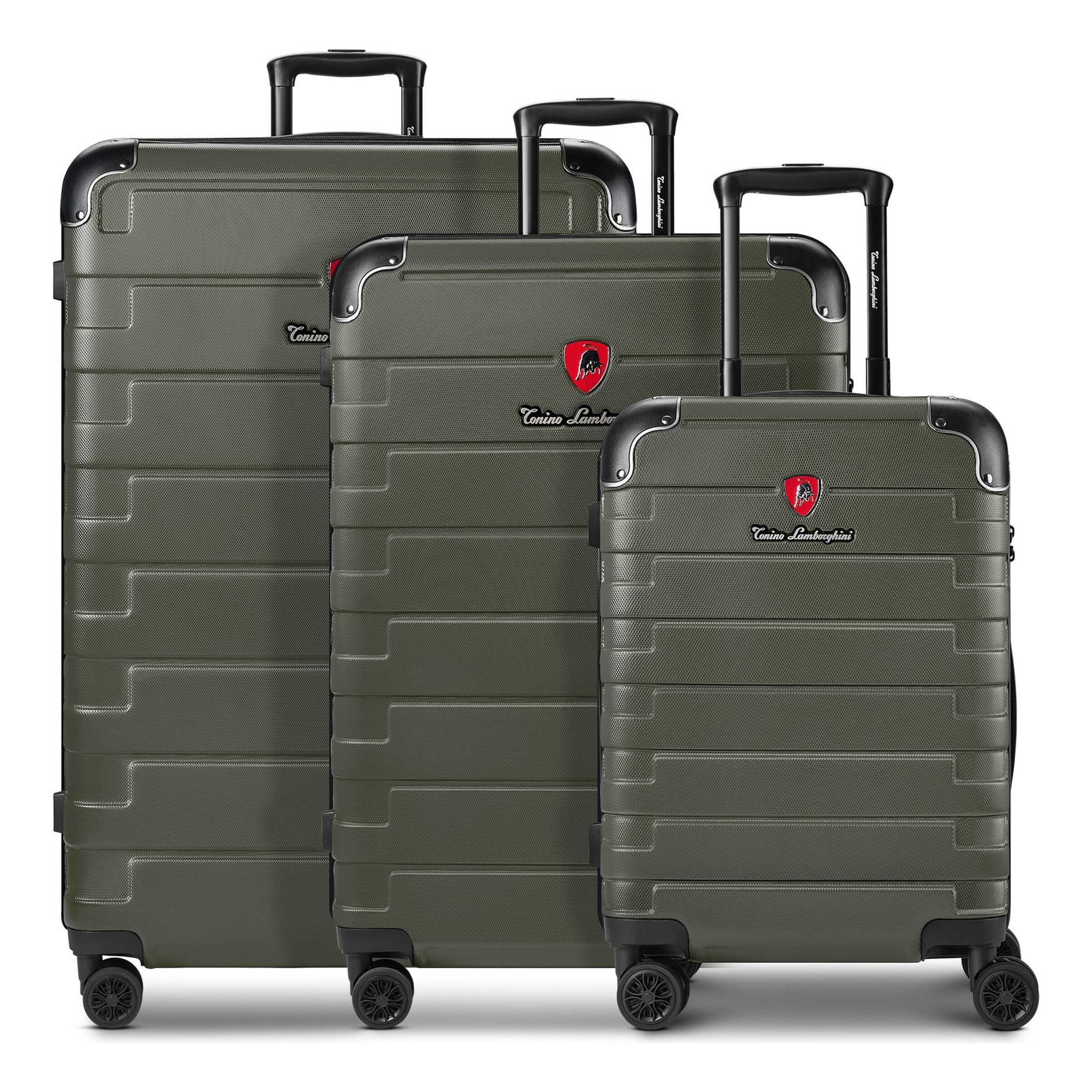 Ensemble de bagages 'Tonino Lamborghini Milano' Tonino Lamborghini en vert : devant