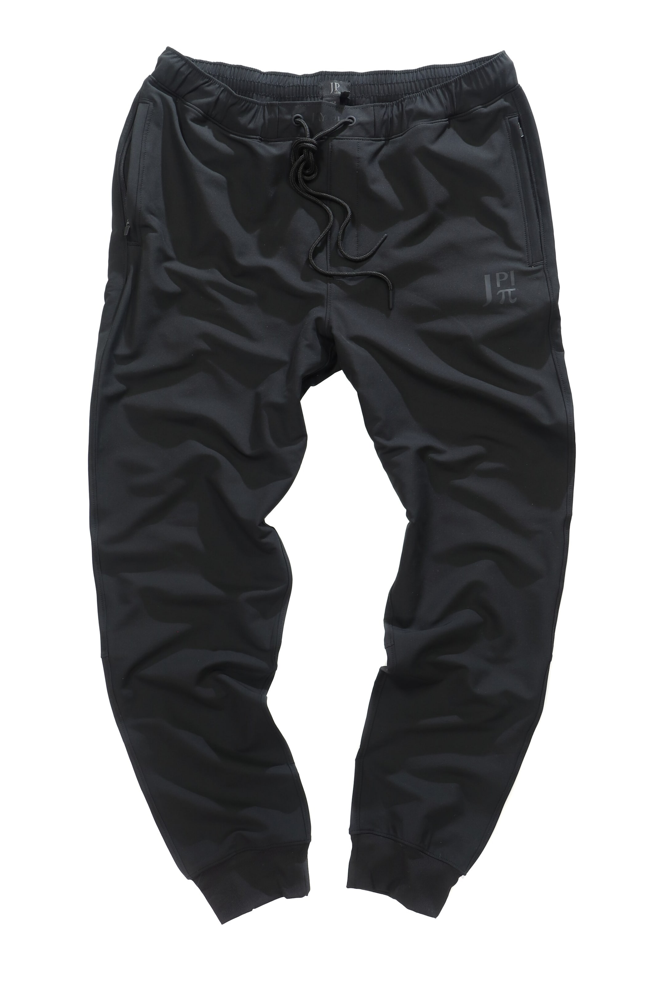 JP1880 Tapered Weatherproof pants in Black: front