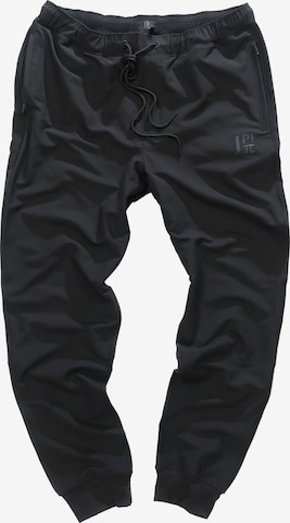 JP1880 Tapered Athletic Pants in Black: front