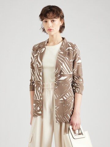 SOAKED IN LUXURY Blazer 'Shirley' in Brown: front