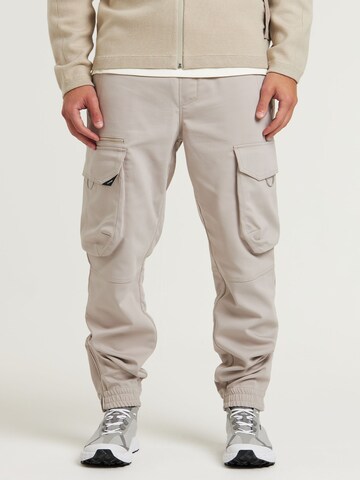 CHASIN' Regular Cargo trousers 'Rift Flow' in Beige: front