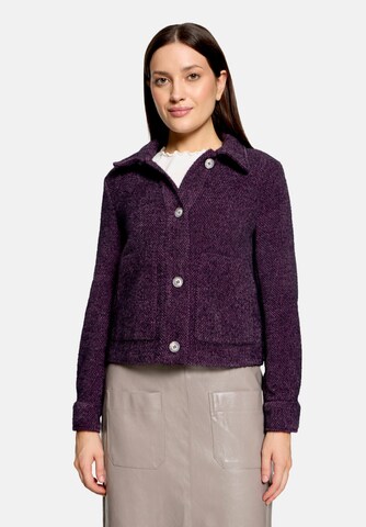Cartoon Blazer in Purple: front