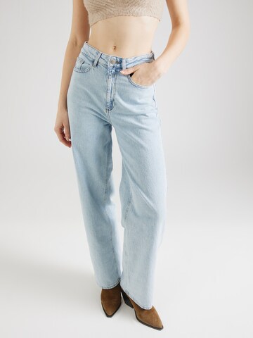 Wide leg Jeans 'FREYA' de la VILA pe albastru: față