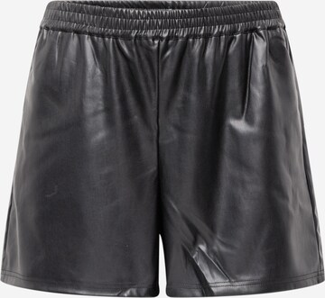 Vero Moda Curve Regular Shorts 'MONTANA' in Schwarz: predná strana