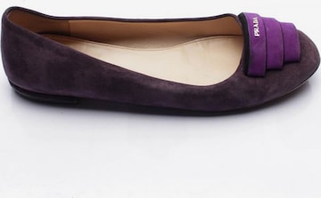 PRADA Flats & Loafers in 38 in Purple: front
