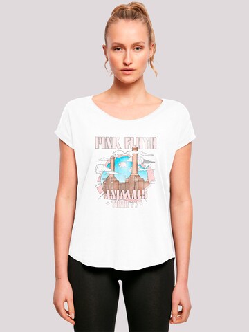 F4NT4STIC Shirt 'Pink Floyd Animal Factory' in Wit: voorkant