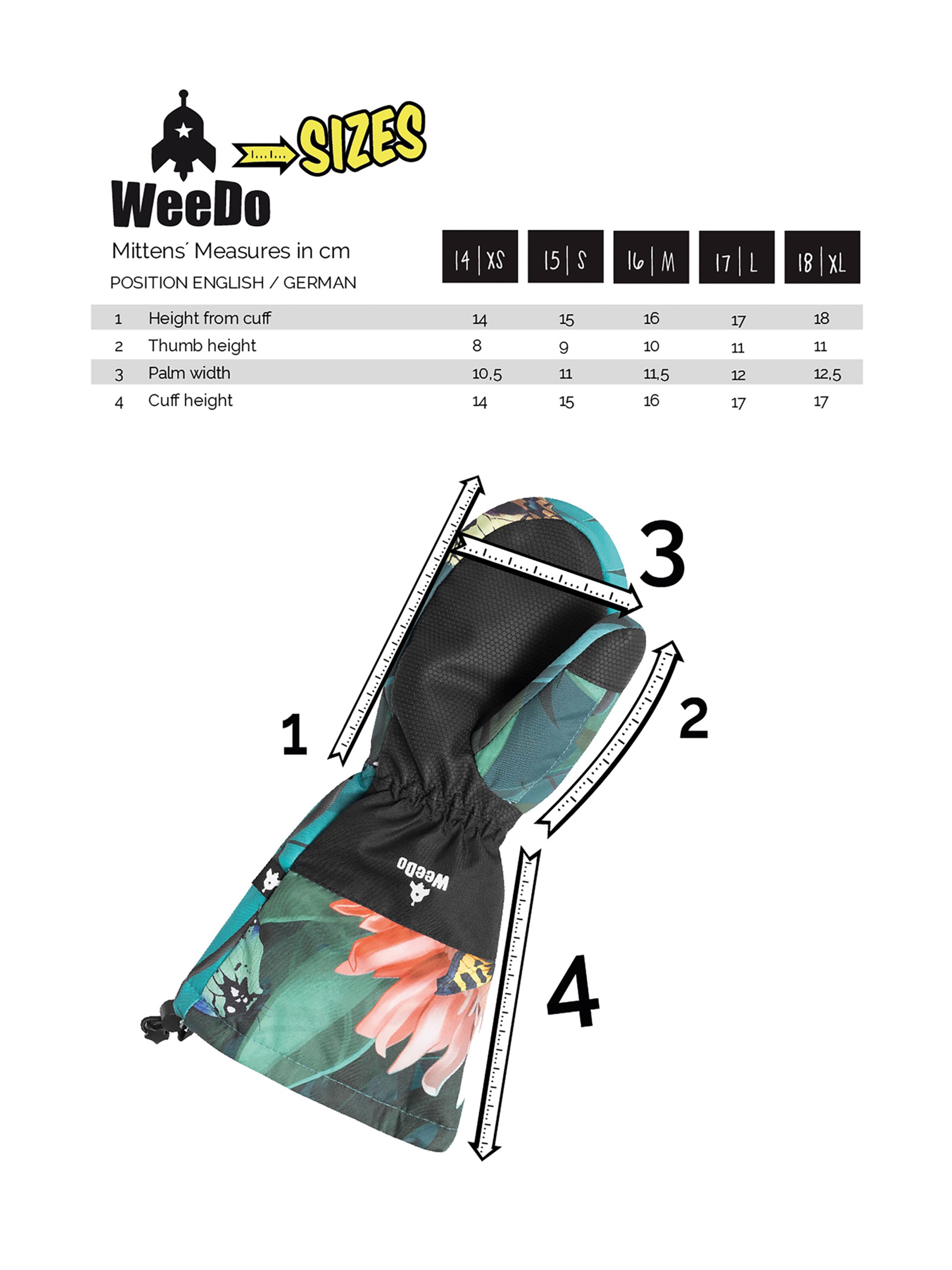 WeeDo Gloves in Pink