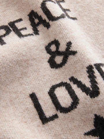 Rockett St George Kampsun 'Peace and Love', värv beež