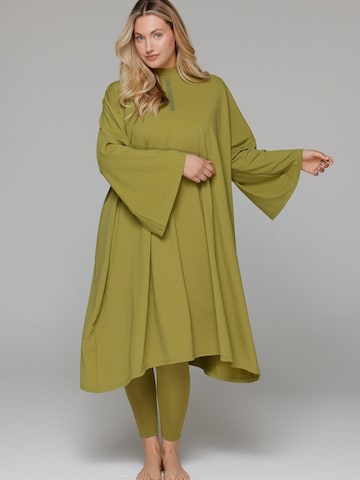 SIYA Swimwear T-Shirt Badeanzugkleid 'Cover-up' in Grün: Vorderseite