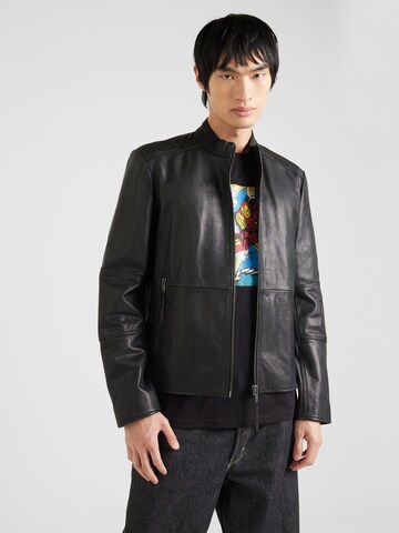 HUGO Between-Season Jacket in Black: front