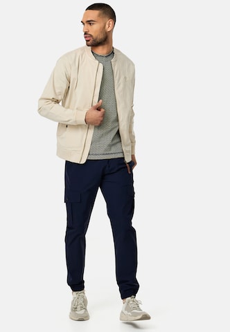 INDICODE JEANS Between-Season Jacket 'Ornel' in Beige