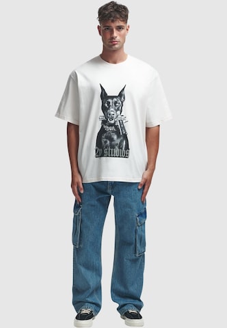 2Y Studios Bluser & t-shirts 'Doberman' i hvid
