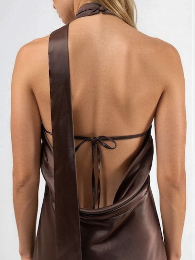 Hiccup Robe de soirée en marron, Vue avec produit