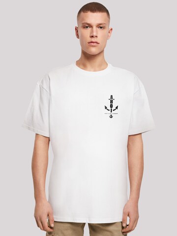 F4NT4STIC Shirt 'Ahoi Anker' in White: front