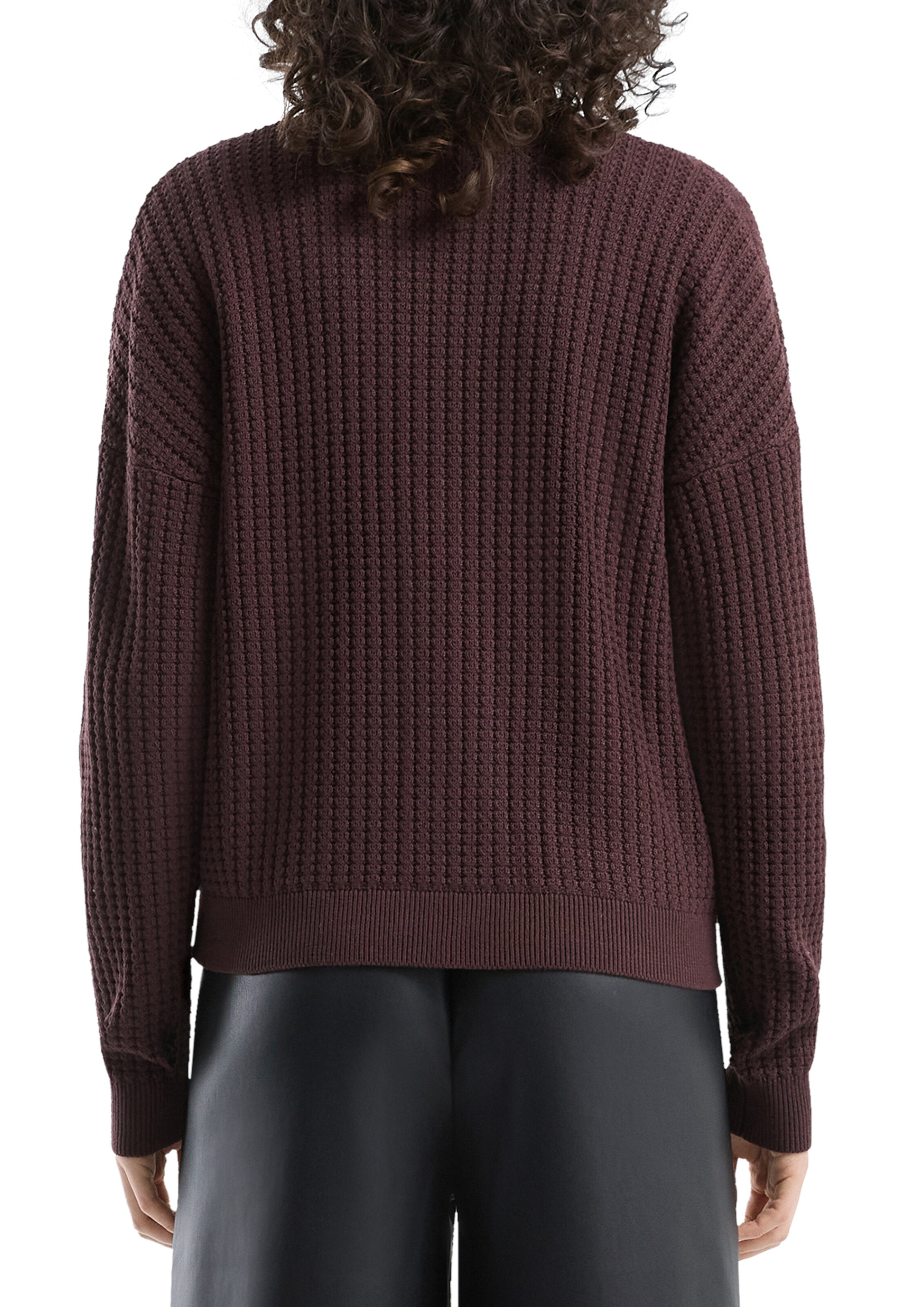 QS Gebreid vest in Lila