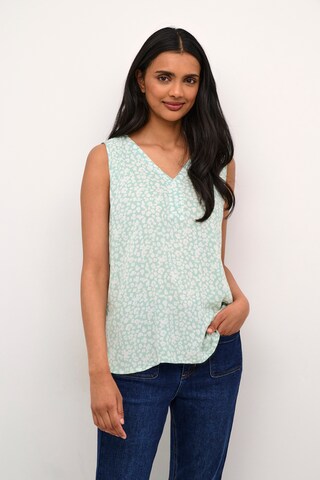 Kaffe Blouse 'Amber' in Groen: voorkant