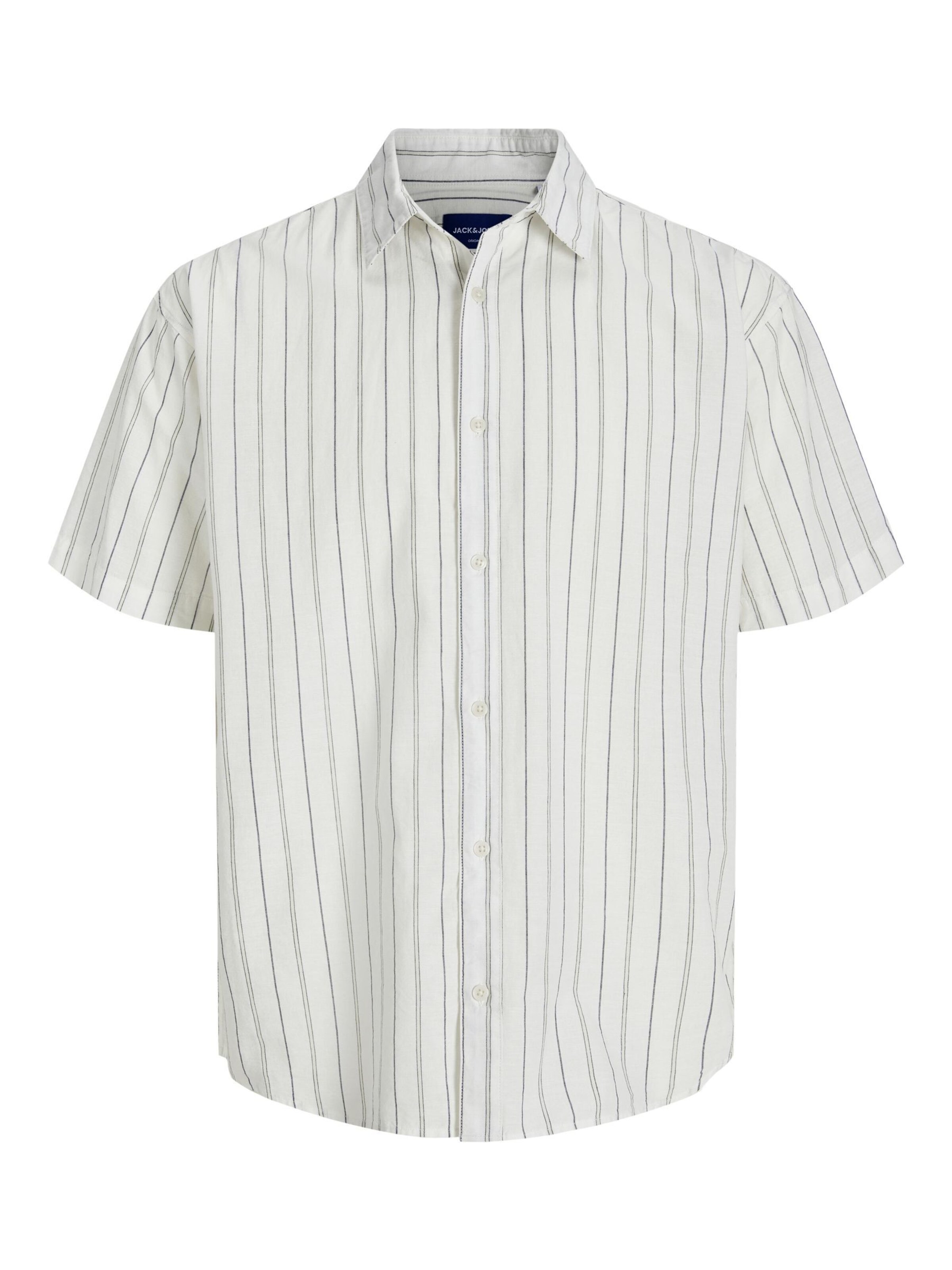 Chemise Jack & Jones Plus en blanc : devant