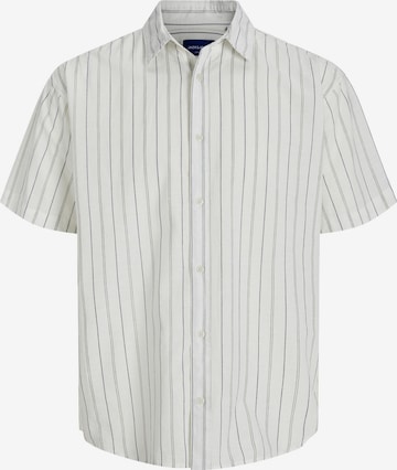 Jack & Jones Plus Overhemd in Wit: voorkant
