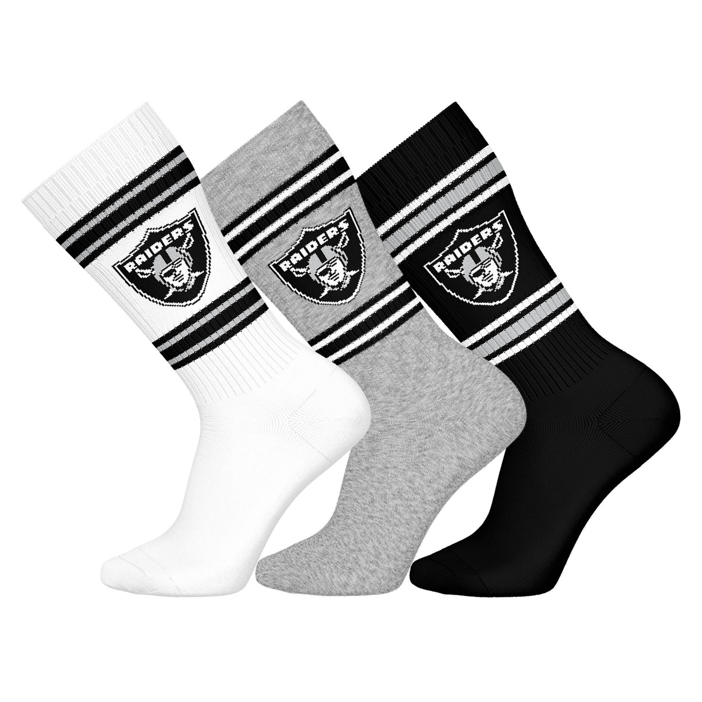 NFL Socken in Grau: Vorderseite