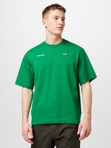 G-Star RAW Koszulka w kolorze zielony: przód