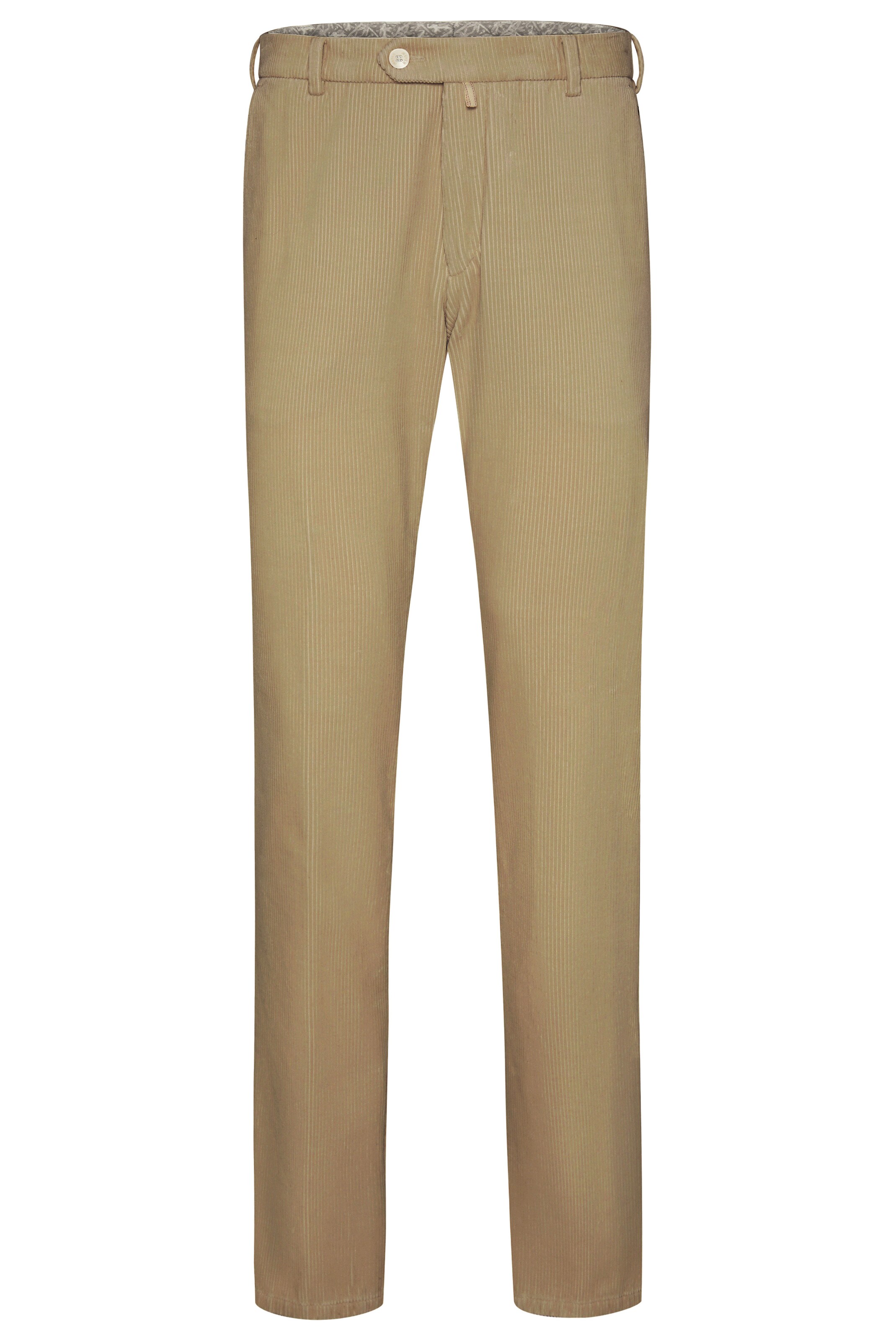 Regular Pantalon chino Meyer Hosen en marron : devant