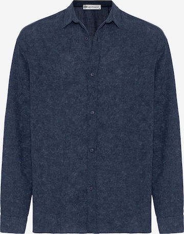 mėlyna Dandalo Patogus modelis Marškiniai: priekis