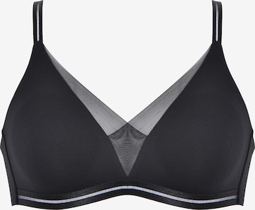 Sutien de tricou Sutien de la NATURANA pe negru: față