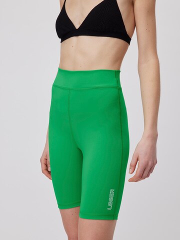 LeGer by Lena Gercke Skinny Sportshorts 'Anian' in Grün: predná strana