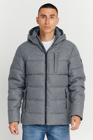 INDICODE JEANS - Casaco de inverno 'Piulio' em cinzento: frente