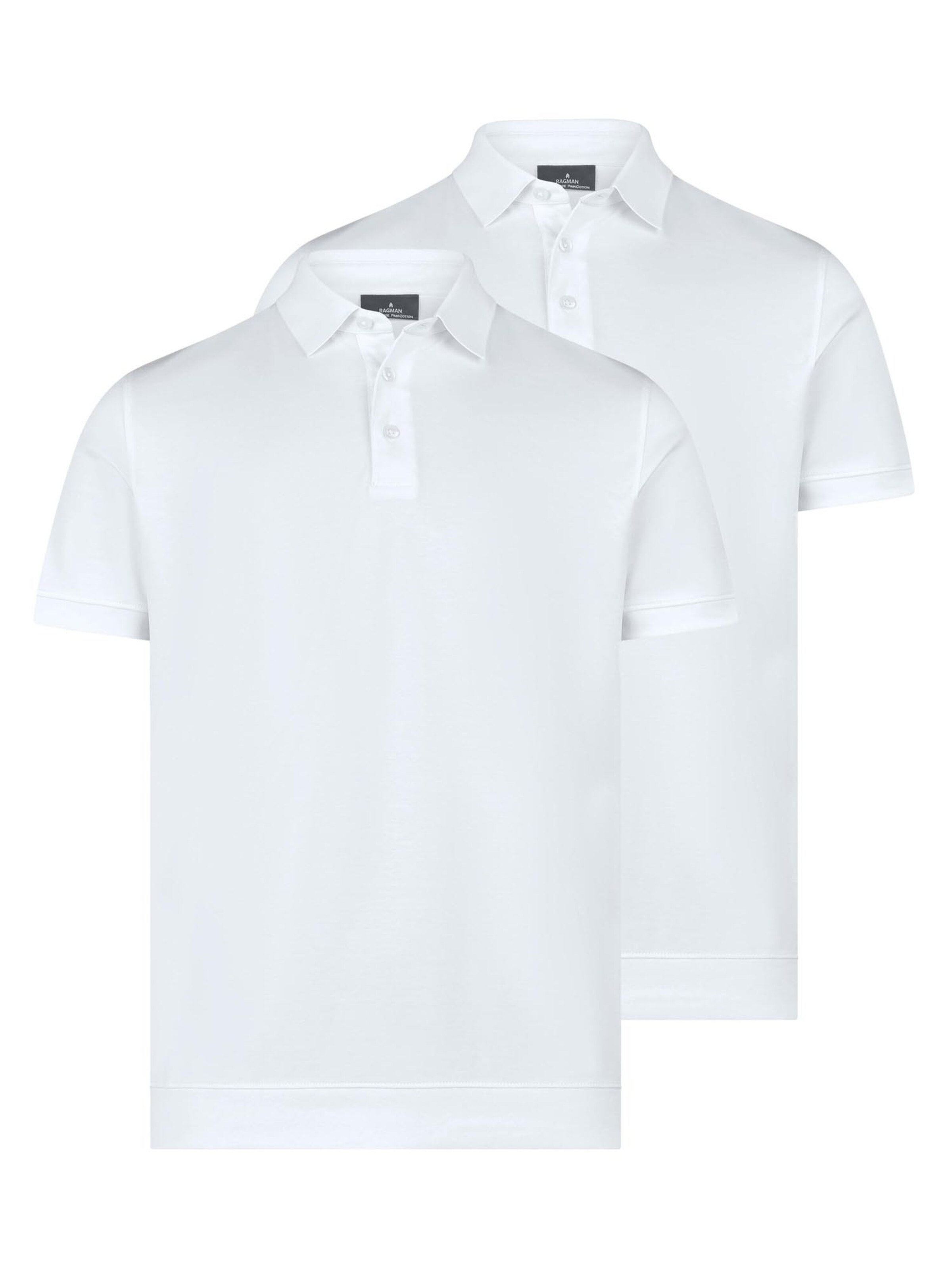 Ragman Shirt 'Basic'‌‌ in Grau: Vorderseite