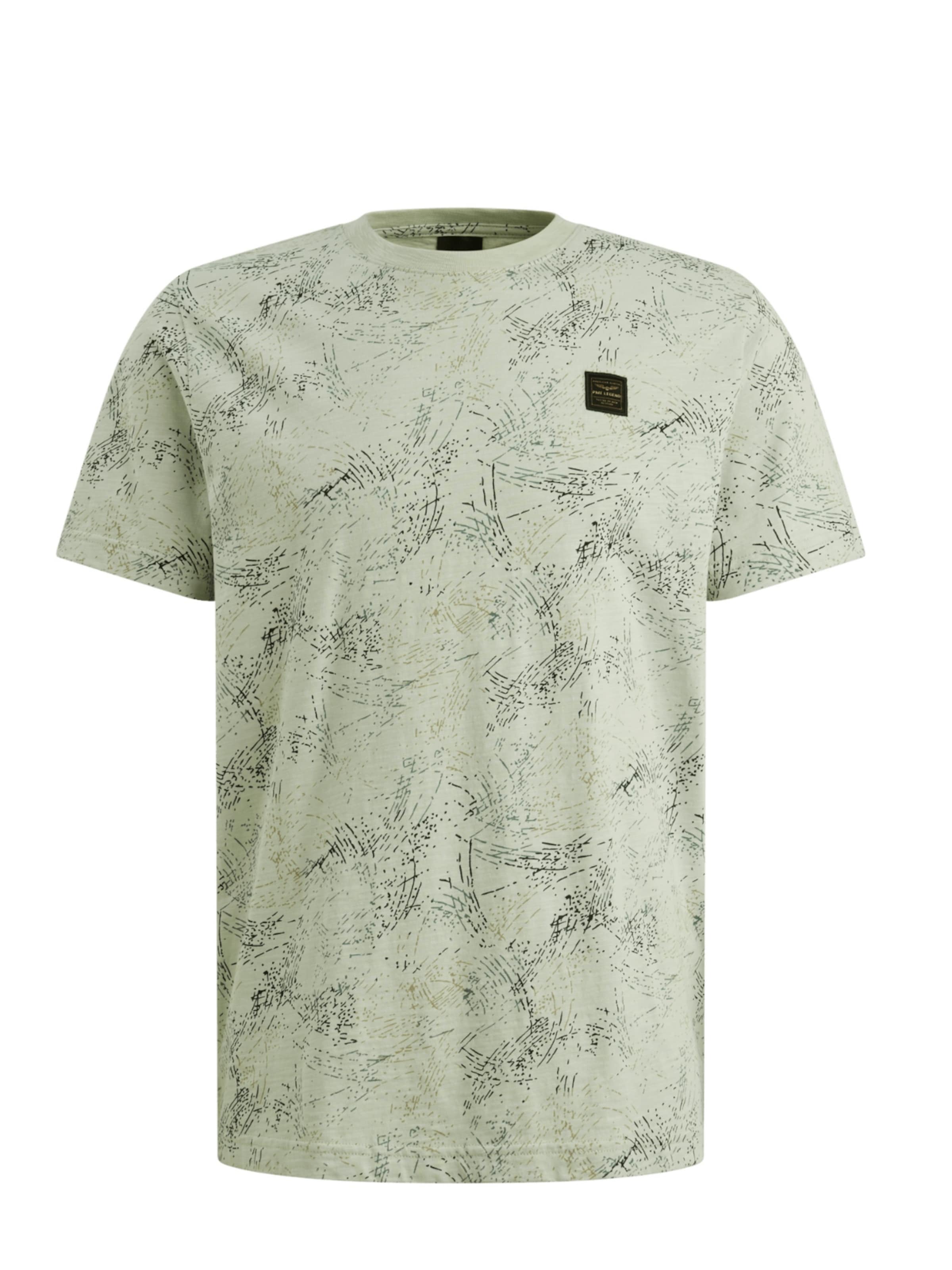 Pme-Legend Shirt 'PME Legend - Heren t-shirt' in Groen: voorkant
