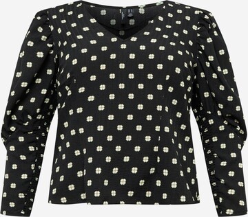 Vero Moda Curve Shirts 'GINA' i sort: forside