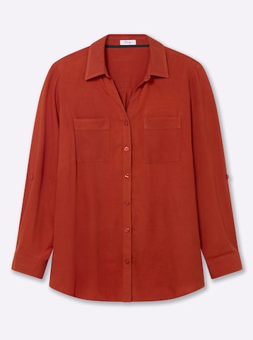 SHEEGO Bluse i orange