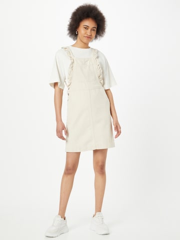 TOM TAILOR DENIM Overall Skirt in White