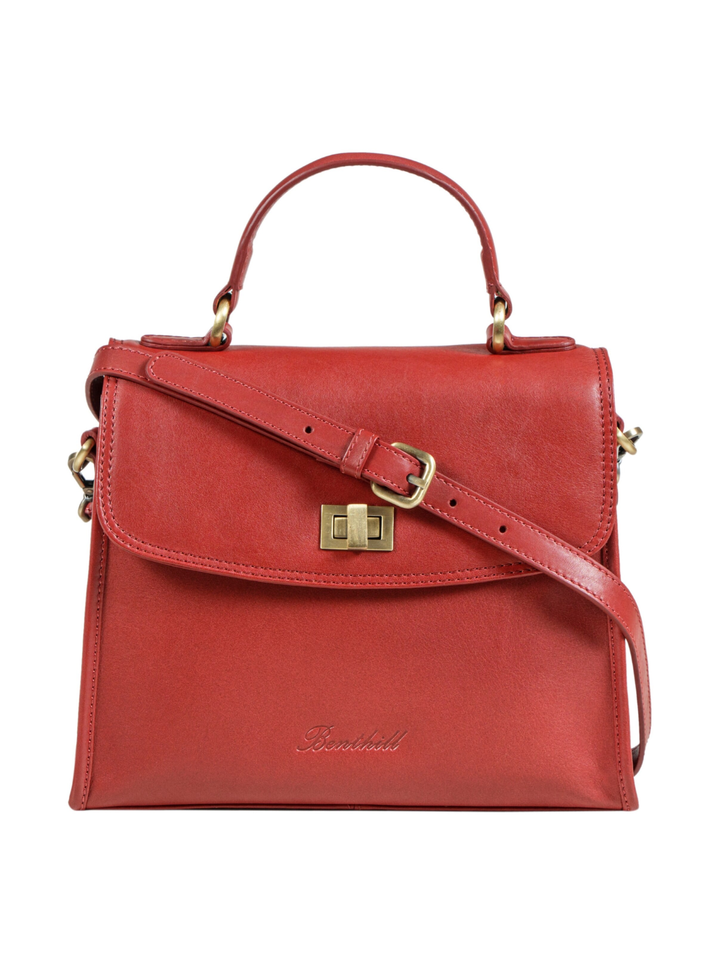 Benthill Handbag in Red: front