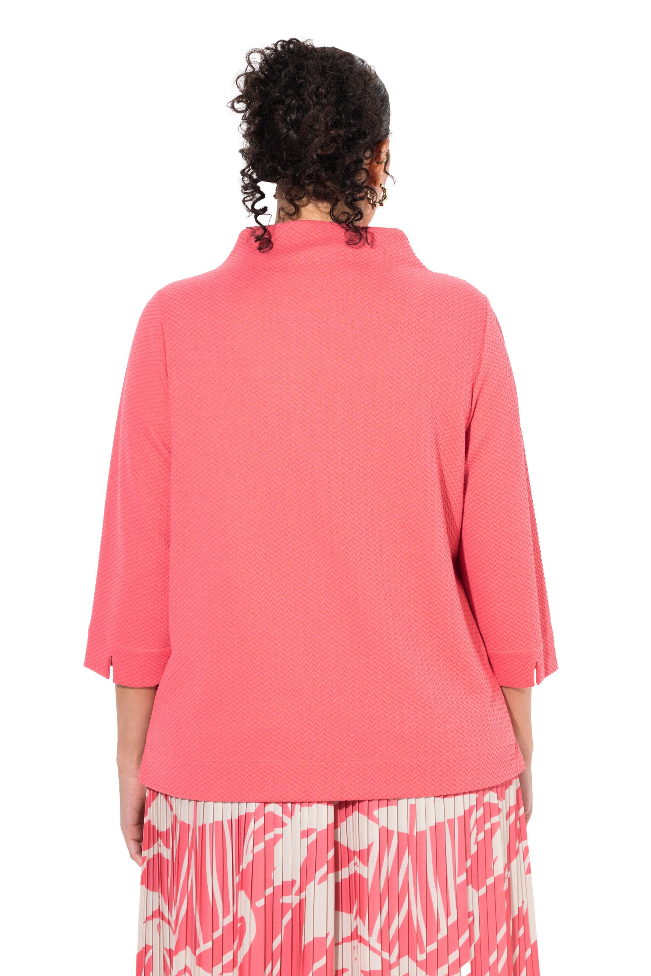 Ulla Popken Sweatshirt in Oranje