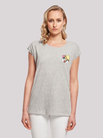 T-shirt 'Looney Tunes Lola Bunny Face' F4NT4STIC en gris : devant