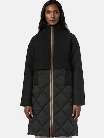 K-Way Winter jacket 'K-WAY MINDY WOOL NYLON WARM GIUBBOTTO' in Black