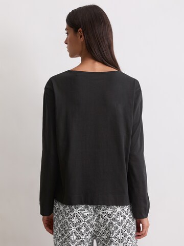 Marc O'Polo Pajama shirt ' Mix N Match Cotton ' in Black