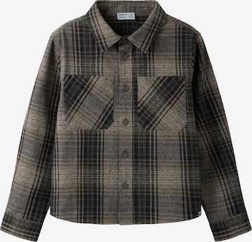 Regular fit Camicia di NAME IT in marrone: frontale