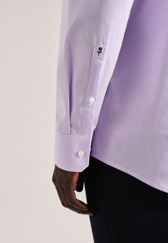 SEIDENSTICKER Regular fit Business shirt in Purple