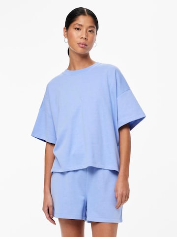 PIECES Μπλούζα φούτερ 'PCChilli' σε μπλε