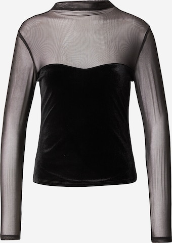 juoda ABOUT YOU Marškinėliai 'Levinia': priekis