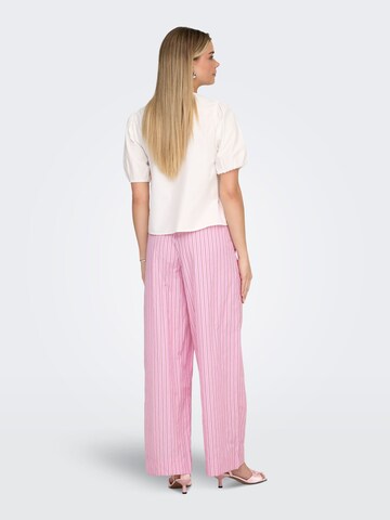 Wide Leg Pantalon 'ONLLoris' ONLY en violet